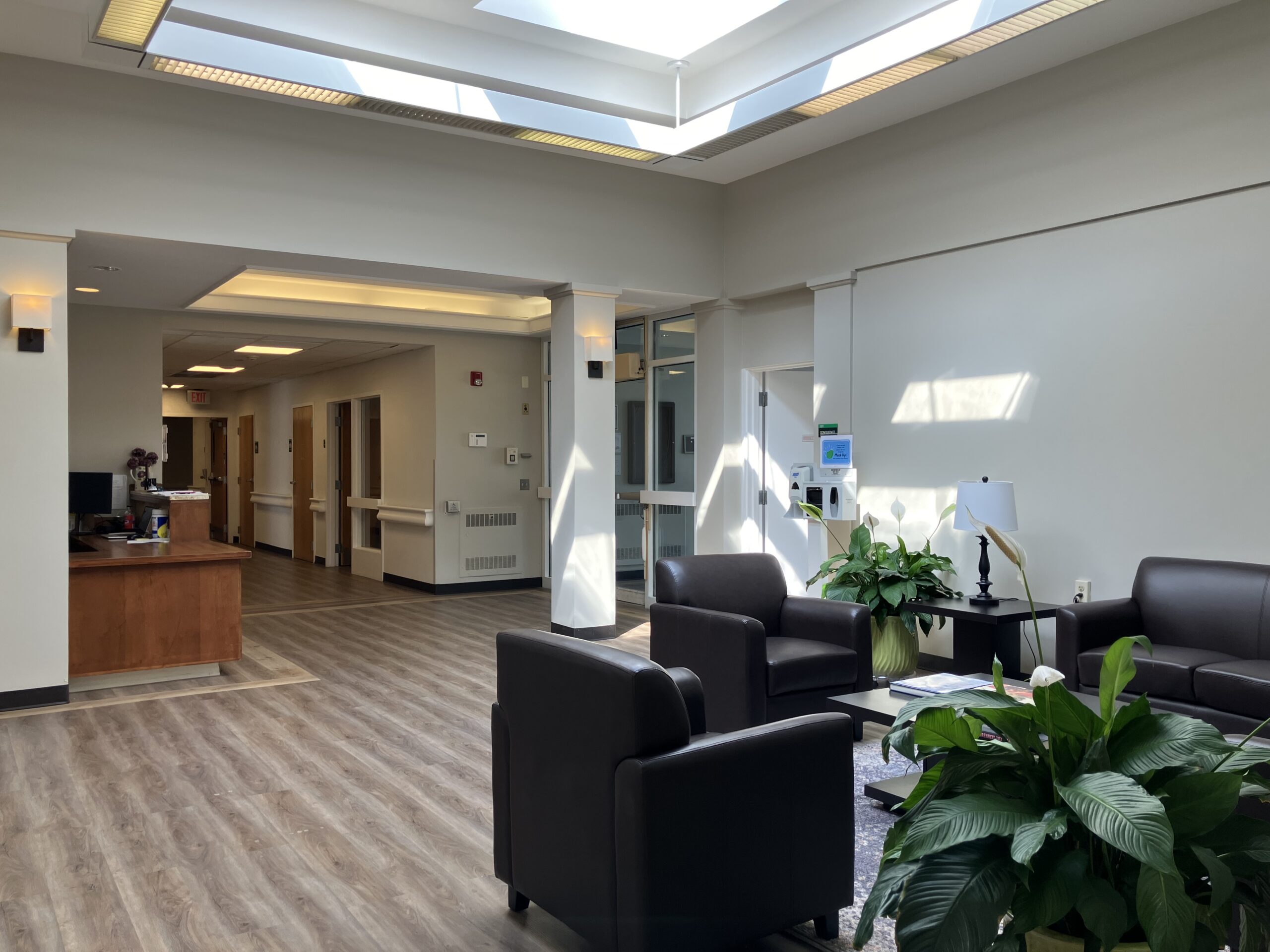 Relaxed sitting area in main entrance