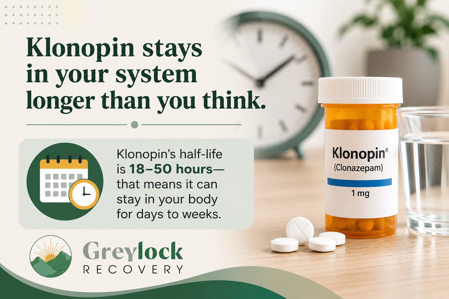 Klonopin Half-Life and Detection Windows Explained